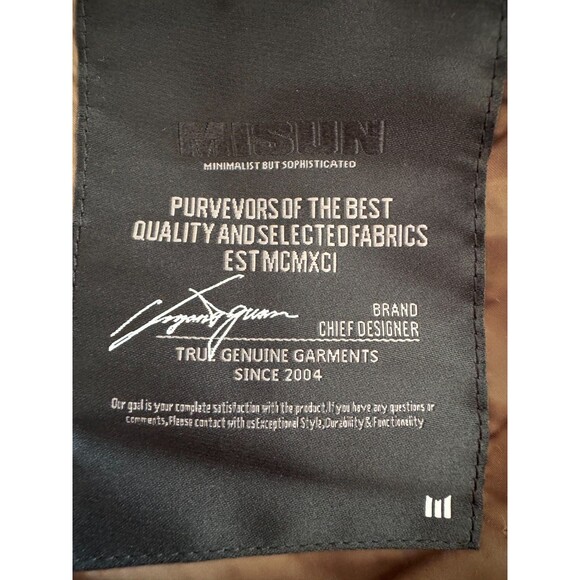 Women’s Long Belted Puffer Coat Sz S Brown Quilted Winter Jacket Removable Hood - Picture 10 of 12